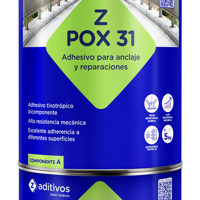 Z POX 31 : Epóxicos, Morteros y Grouting | Z Aditivos